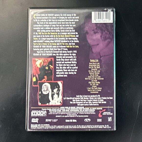 Carole King In Concert 1994 DVD - Picture 3 of 3